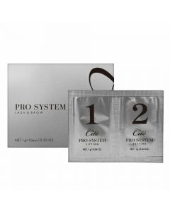 Keratin Lash Lift Set - First & Second Pro System（10 Sachet Sets）