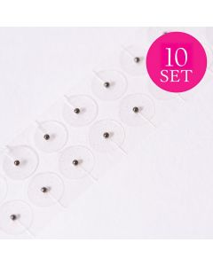 Earlobe Acupressure Stickers Titanium 10 Sheets