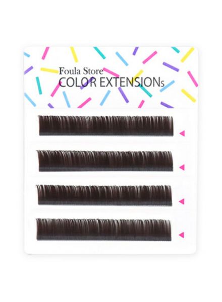 Color Lashes 4 Lines Dark Brown