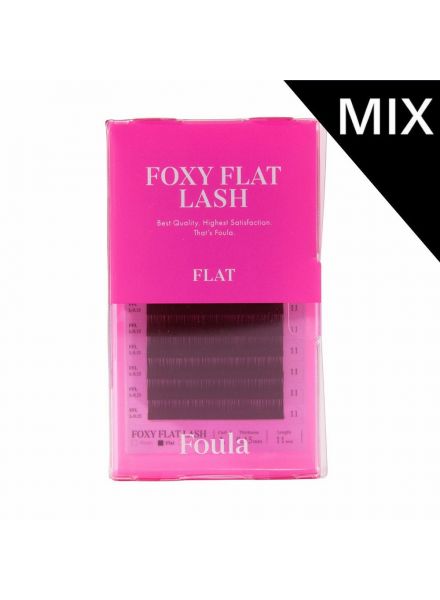Foxy Flat Lash 0.15mm x 9-13mm SizeMix
