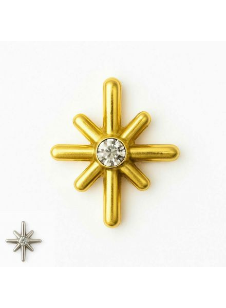 Ear Acupressure Charm Crystal Type B 5 pieces/set