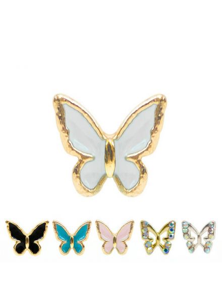 Ear Acupressure Charm Butterfly 5 pieces/set