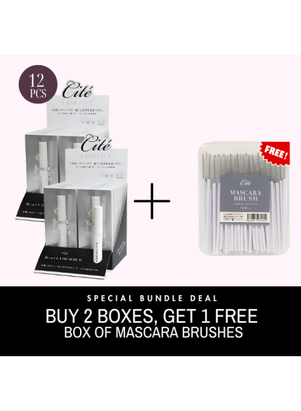 2-Re:act Lash Serum (12pcs) + Free Disposable Mascara Brush 100pcs