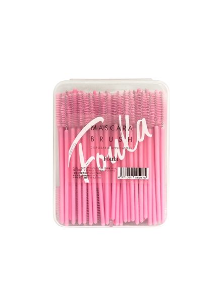 100 disposable mascara brushes, light pink