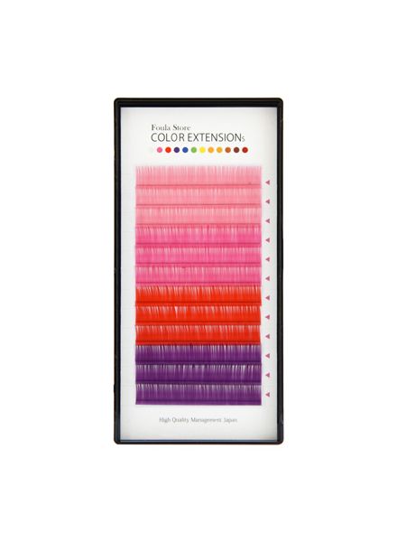 Color Volume Up Lash 12 Lines Red MIX