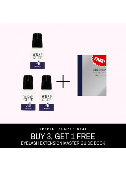 3-WRAP Adhesive (10ml) + Free Eyelash Extension Master Guide Book