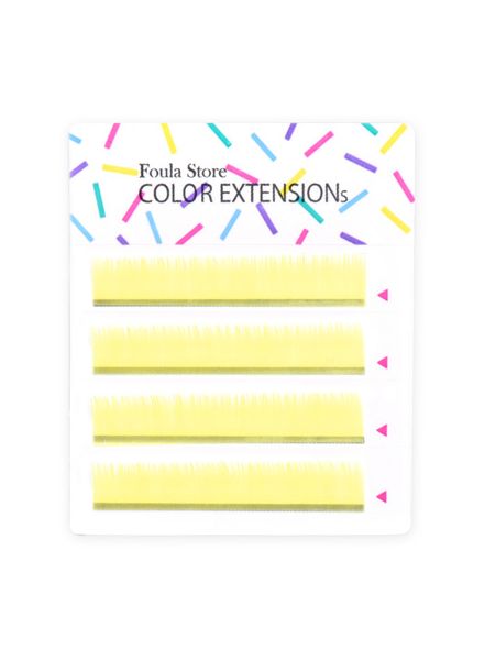 Color Lashes 4 Lines Yellow
