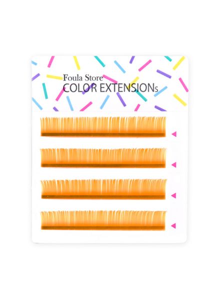Color Lashes 4 Lines Orange