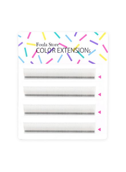Color Lashes 4 Lines Silver