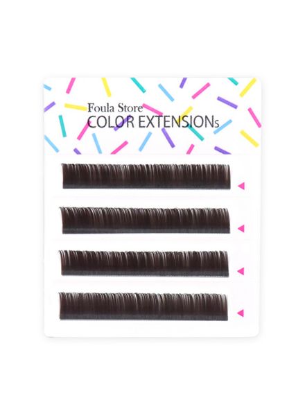 Color Lashes 4 Lines Dark Brown