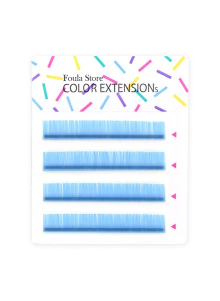 Color Lashes 4 Lines Pastel Blue