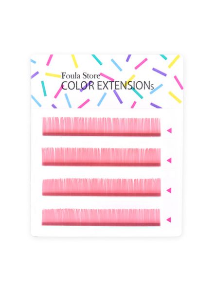 Color Lashes 4 Lines Pink