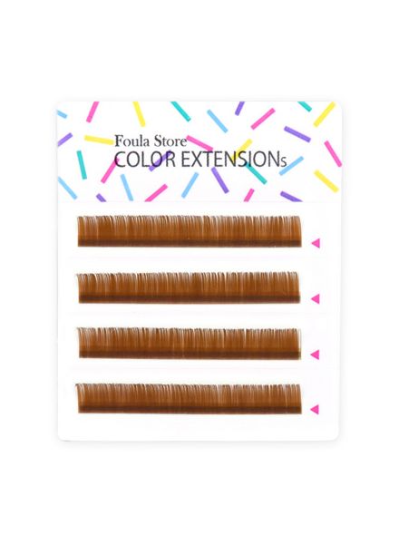 Color Lashes 4 Lines Brown