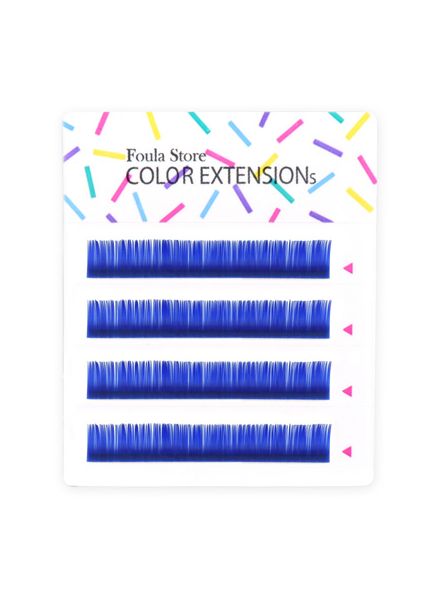 Color Lashes 4 Lines Blue