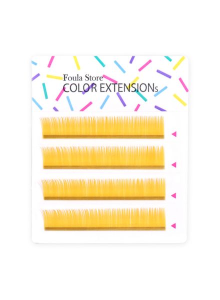 Color Lashes 4 Lines Light Gold