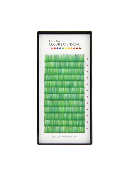Color Volume Up Lash 12 Lines Random MIX Green