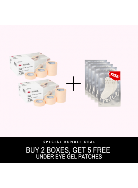 2-Gentlefix Easy-cut 1case (24rolls) + Free 5 Under Eye Gel Patches