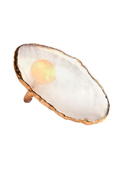 Ring Stone Plate (White)