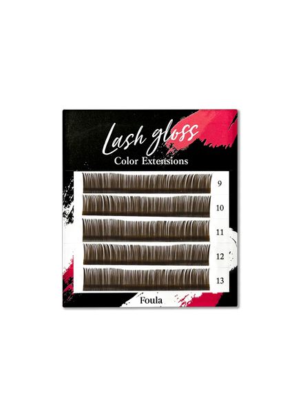 Lash Gloss Ash Brown D Curl 0.15mm×9mm