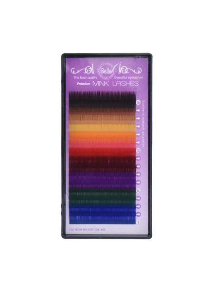 Color Lashes 16 Lines Color MIX