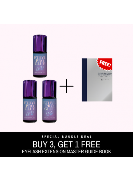 3-Ethyl Pro LED glue + Free Eyelash Extension Master Guide Book