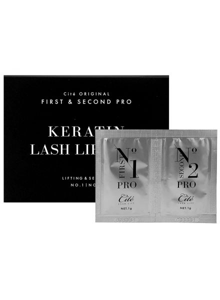 KERATIN LASH LIFT SET - FIRST & SECOND PRO (10 SACHET SETS)