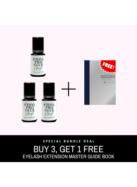 3-Ethyl Pro Adhesive (10ml) + Free Eyelash Extension Master Guide Book