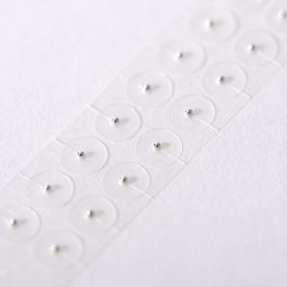 Earlobe Spo2 Sticker Earlobe Acupressure Stickers Silver 1 Sheet
